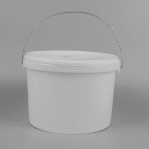 China White Round Plastic Pail FDA Certified Capacity Depand On Customer'S Demand supplier