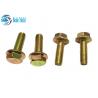 China Hex Flange Screws 10.9 Grade Alloy Steel Materials ISO1665 Standard Color Zinc Plated wholesale