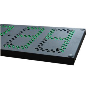 25mm Thick IP65 Green Led Number Display Gas Price Changer