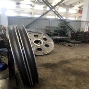 Large Heavy Equipment Cold Rolled Steel  Cast Steel Pulley For Heavy Duty Machinery