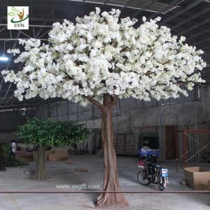 UVG CHR114 4m Indoor silk japanese cherry blossom tree with artificial fiberglass trunk