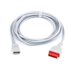 China Pin do cabo 11 da pressão sanguínea do lado do transdutor de Utá com conector vermelho supplier