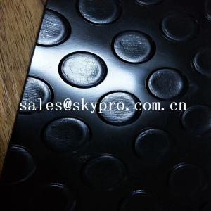 Non slip silver color Plastic Sheet  thin gloosy PVC diamond thread pattern floor mat