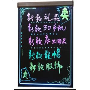 Colorful Advertising Led Illuminated Crystal Writing Board Display