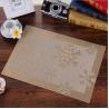 jacquard weave textilene table mat PVC placemats 45*30 cm meal mats
