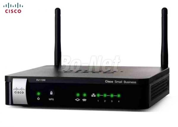 4 LAN Ports Cisco VPN Wireless Router , RV110W Cisco Firewall Router RV110W-E-CN