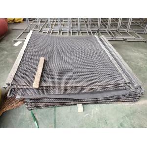 65mn Hooked Vibrating Screen Mesh For Quarry Stone Crusher