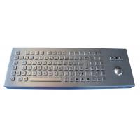 China 100 keys scratch proof stainless steel keyboard with optical trackball and numeric keypad on sale
