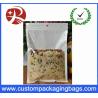 Resealable Plastic Ziplock Bags Food Packing oil proof Pure Front Transparent