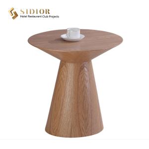 China OEM Multi Shape Modern Plywood Coffee Table Set Solid Wood 45cm supplier