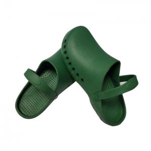 Cleanroom Anti Static Safety Shoes EVA Clogs Green Nurse Clogs For Hospital