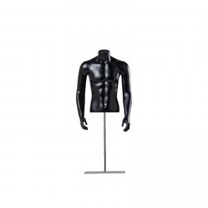 Black White Headless Male Mannequin Display Armless For Showcase Muscles