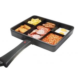 China 6 In 1 Multi Section Frying Pan 38x32cm Plate Size supplier