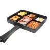 6 In 1 Multi Section Frying Pan 38x32cm Plate Size