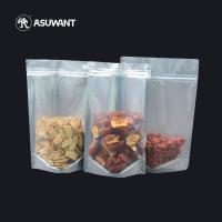 Resealable Biodegradable Stand Up Ziplock Bags Clear Mylar Bag CMYK Color