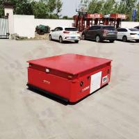 China 15 Tons Heavy Load Battery Transfer Trolley Automatic Directional Casting Steel on sale