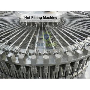 China Máquina de enchimento quente resistente ao calor engarrafada, linha de produção da bebida do suco supplier