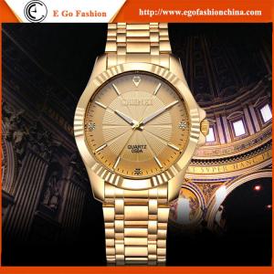 050A African Women's Watch Luxury Golden Watch Stainless Steel Watches Man Business Watch