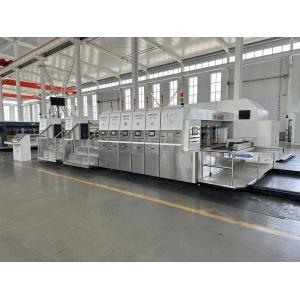 Industrial Printer Slotter Die Cutter Machine Custom Inline Folder Gluer