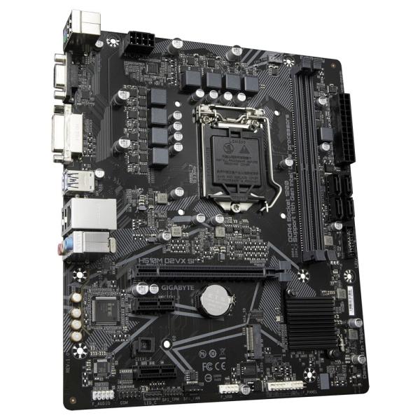 H510M D2VX SI LGA1200 Socket DDR4 Gaming Motherboard M.2 Interface For Desktop