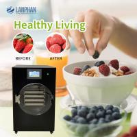 China Fruits Vegetables Vacuum Freeze Dryer Home Digital Control Lyophilizer on sale