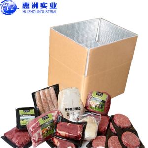 China Insulated Corrugated Carton Box Cold Ice Cream Popsicles Food Packaging Shipping Thermal Insulated Lunch Box wholesale
