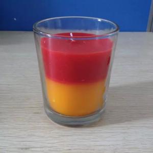 glass candle