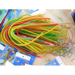 Colorful safety fishing lanyard spring coil cable popular 5m fishing accessory for rod