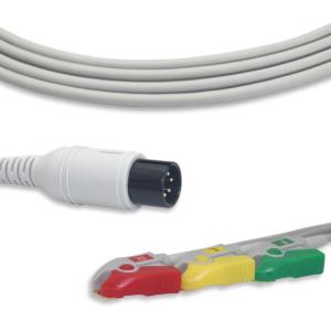 China O general 6 fixa 3 o conector reto compatível do cabo da máquina da ligação ECG supplier