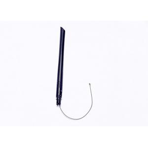 Black 2.4G Wifi Receiver Antenna 50 OHM Impedance With IPEX Connector