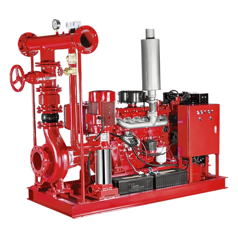 China Cast Iron Diesel Fire Pump with Automatic Switching and High Efficiency for Industrial Use wholesale