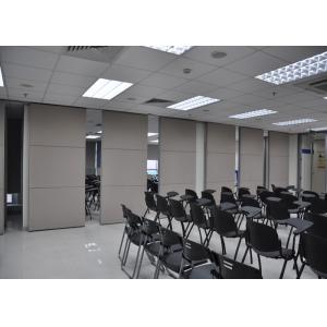 China Plywood Meeting Room Hanging Sliding Door Banquet Hall Partition Wall supplier