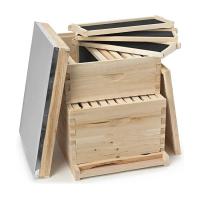 China Langstroth Unassembled Honey Bee Hive Box Kit Wooden Beekeeping Equipment on sale