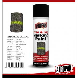 Fluorescent Orange Tree And Log Marking Paint Waterproof With Strong Adhesive