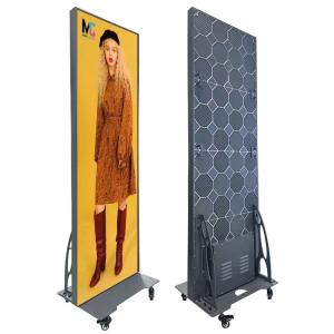 China 1000cd Ultra Slim Smart Led Poster Display High Refresh Rate with Lightweight Cabinet wholesale