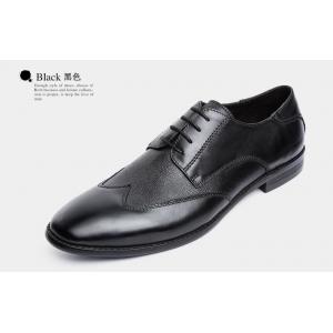 Anti - Slip Italy Handmade Oxford Shoes , Full Grain Leather Mens Brown Formal Shoes