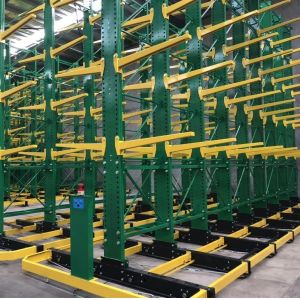 Multi Tier Structure Warehouse Cantilever Racking Boltless Assembly Custom Capacity