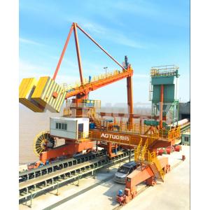 Mobile Cement Ship Unloader Move In Different Docks Strong Maneuverability