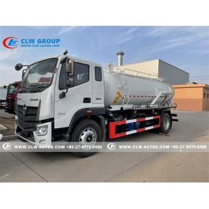 China Foton 8000 Liters Vacuum Suction Septic Tank Truck supplier