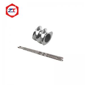 China German Model 92 Stainless Steel 440C Screw Element Twin Screw Extruder Parts Twin Screw Shaft supplier