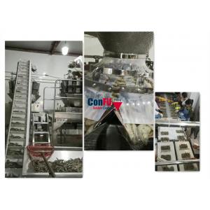 CE Multihead Weighing Machine For Seafood IQF Squid Frozen Food