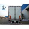 Aluminum Dry Van Semi Trailer Trucks , Three Axle Van Trailer One Year Warranty