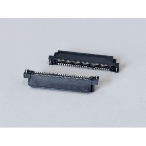 China SAS 68-Pin SMT Female Electronic Signal Connector, 30U" Gold Terminal PCB Connector for Server Data Transmission wholesale