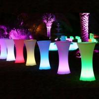 China Remote control plastic glow bar tables on sale