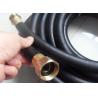 Black Rubber Heavy Duty Contractor Commercial Grade Water Hose With Brass