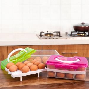 China Egg Refrigerator Household Storage Racks Multi Function Organizer supplier