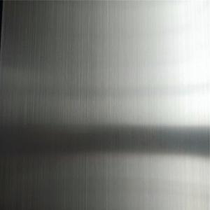 China S.S SHEETS GRADE 201 BRUSH FINISH WITH PVC 4'x8' 4'x10' stainless steel finish supplier