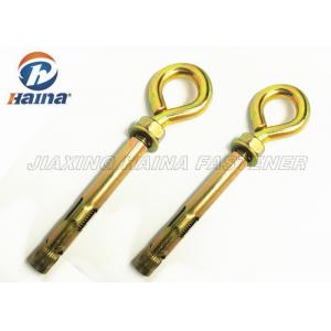 Metric Thread Concrete Fixing Zinc Plated Eye Bolt With Sleeve Anchor