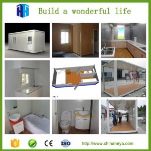 China Hurricane proof prefab modular homes hotel room container cabin kits supplier