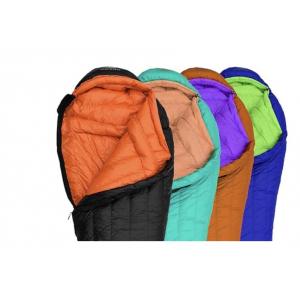 Hiking Mummy Goose Down Sleeping Bag , 0°F Cold Weather Sleeping Bags For Adults